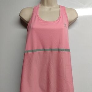 Fila Sport Tank racer back with bra attached, S,  Peach, Pre-owned